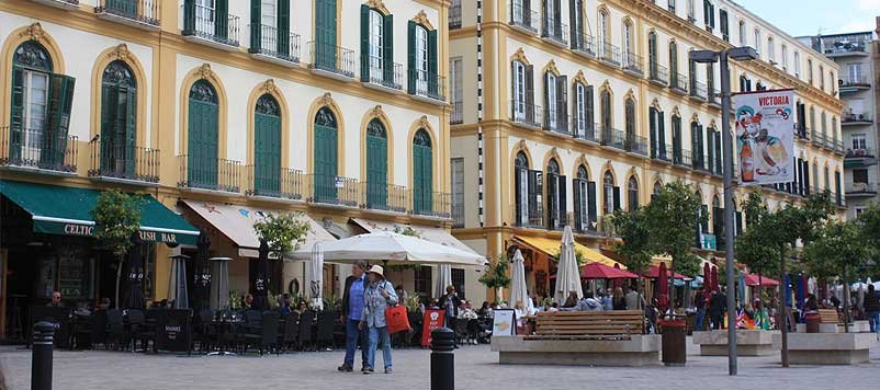 Malaga plaza de la Merced